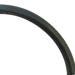  eOnekart Replacement Wheelchair Puncture Proof Solid PU Rear Wheel Tires 24 Inch (24×13/8) Black (Pack Of 1)