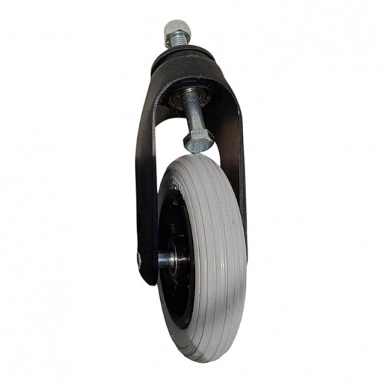 eOnekart (150×30) 6 Inch Front Caster Wheelchair Wheel Complete With Fork Bearing & Nut Bolt | Height Adjustable For Manual & Electric Wheelchairs (Grey, Pack Of 2)
