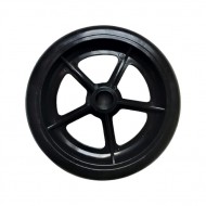 eOnekart 8 Inch Front Caster Solid PU Wheel Replacement for Wheelchair Without Bearing (Pack of 1)