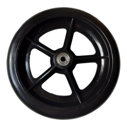 eOnekart 8 Inch Front Caster Solid PU Wheel Replacement for Wheelchair With Bearing (Pack of 1)