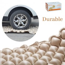 eOnekart Smart Care Air Bed Mattress Anti Decubitus Air Pump & Bubble Mattress (Beige) Portable Adjustable Durable PVC Material | Pain Relief Alternating Therapy