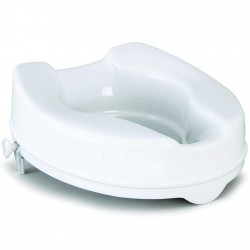 eOnekart Commode Raiser Seat 6 inch | Comfortable, Lightweight Portable Commode Seat Raiser/Adjustable Toilet Seat - Universal (White)