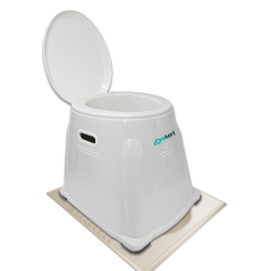 eOnekart Heavy Duty Portable Commode Indian Toilet to Western Converter - Commode Stool for Indian Toilet | Toilet Stool for Patients, Pregnant Woman, Adults, Elderly, Kids, Handicap | Portable Toilet Seat | Toilet Chair I Multicolor