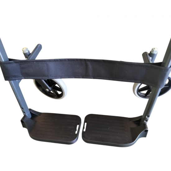 eOnekart Karma Champion 200 Lightweight Foldable Wheelchair WithbSpoke Rear Wheels & Tipper Lever | Self-Propelled | Carbon Steel Frame | Upto 100 Kg | Comfortable and 2X Durable