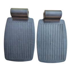 eOnekart Wheelchair Footrest - Replacement Plastic Foot Plate For Left & Right Side Of Wheelchairs | Easy Install (Pack Of 2)