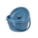 eOnekart Removable Plastic Round Commode Pot Bucket with Lid for Wheelchair | Toilet Chair | Bathroom Chair | Commode Stool | Bedside Commode Compatible With All Chair & Stool