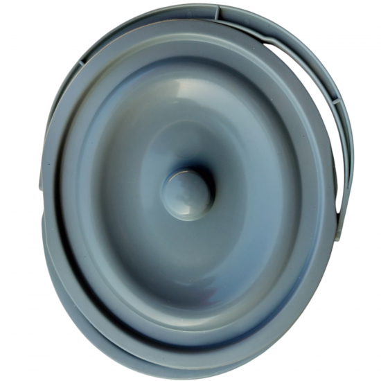 eOnekart Removable Plastic Oval Shape Commode Pot Bucket with Lid for Bedside Commode Chair | Toilet Chair | Bathroom Chair | Commode Stool| Commode Wheelchair Compatible with All Chair & Stool