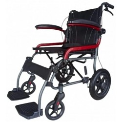 eOnekart Karma Ryder 6 MWC-AR FR-F12 Lightweight Folding Wheelchair for Easy Compact Mobility | MS Frame | Flip Up Arm Rest & Footrest | Ergonomic Comfortable Seating | Attendant Brake