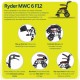 eOnekart Karma Ryder 6 MWC-AR FR-F12 Lightweight Folding Wheelchair for Easy Compact Mobility | MS Frame | Flip Up Arm Rest & Footrest | Ergonomic Comfortable Seating | Attendant Brake