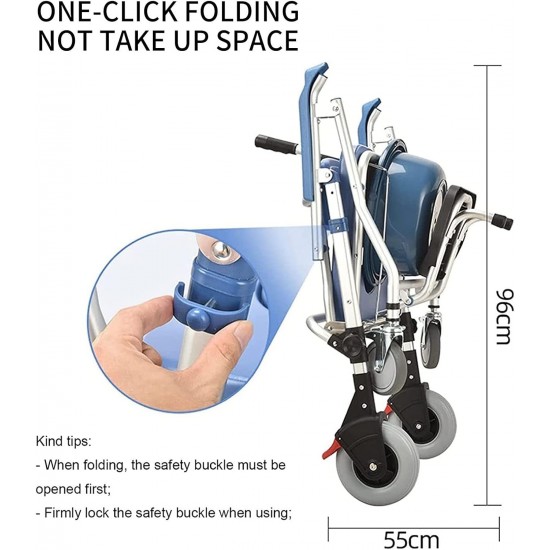eOnekart Multipurpose 4-in-1 Folding Bedside Commode Shower Wheelchair With Bucket, Armrest, Footrest & Padded Cushion | Rolling Bathroom/toilet Transport Chair Locking Wheels for Elderly and Seniors