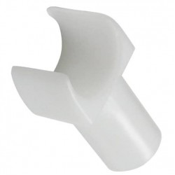 eOnekart White Nylon Seat Rail Glide for Fixed Arm Wheelchair | 3/4" (2 Large)